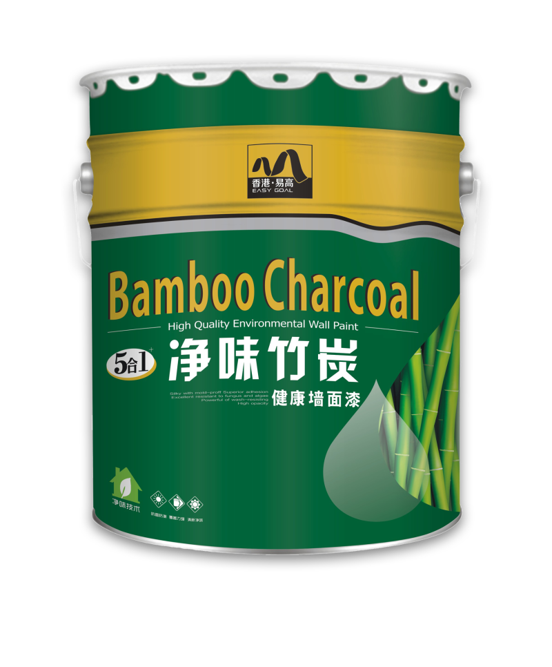 5合1凈味竹炭健康墻面漆