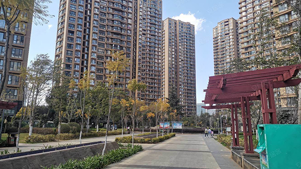 云南易高中豪悅城膩子粉施工案例